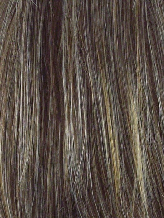 R11S GLAZED MOCHA Medium brown with golden blonde highlights on top