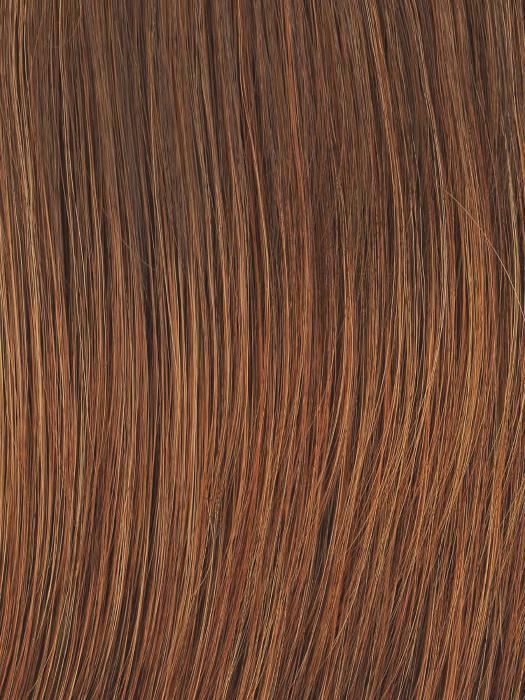 RL32/31 CINNABAR | Medium Dark Auburn Evenly Blended with Medium Light Auburn