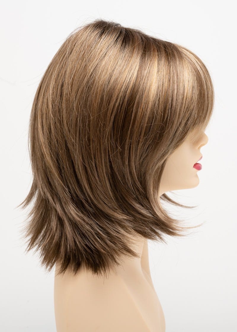 Toasted Sesame | Chocolate brown roots with a toasted brown and wheat blonde blend