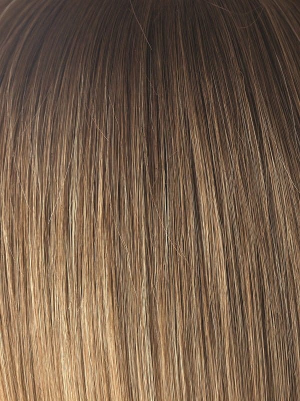 MACADAMIA-LR | The root is a soft brown that melts into a beige blonde