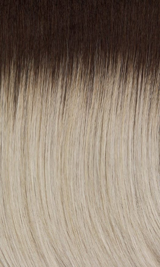 60/101GR | Silver tones with light platinum highlights and brown roots