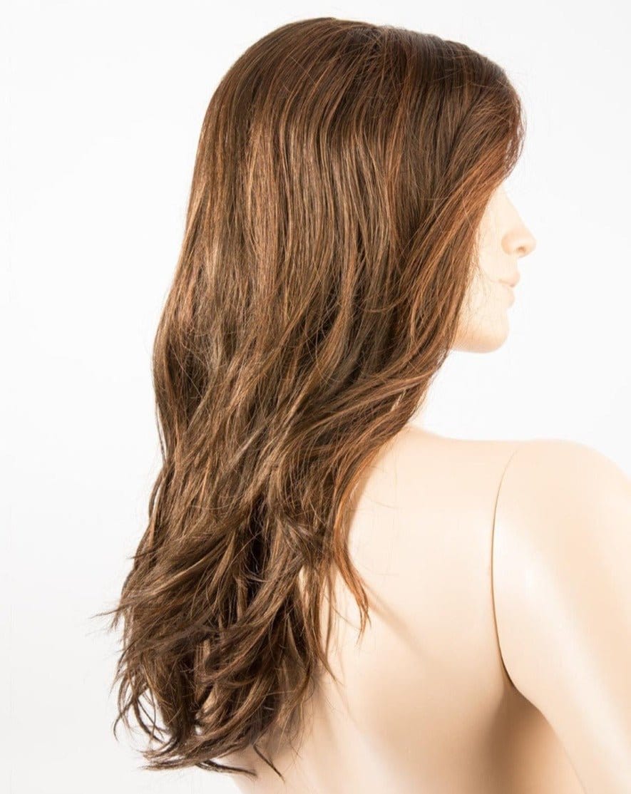 CHOCOLATE ROOTED | Medium to Dark Brown base with Light Reddish Brown highlights and Dark Roots