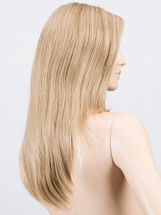 Sandy Blonde Rooted | Medium Blonde, Light Neutral Blonde, and Light Strawberry Blonde Blend with Shaded Roots