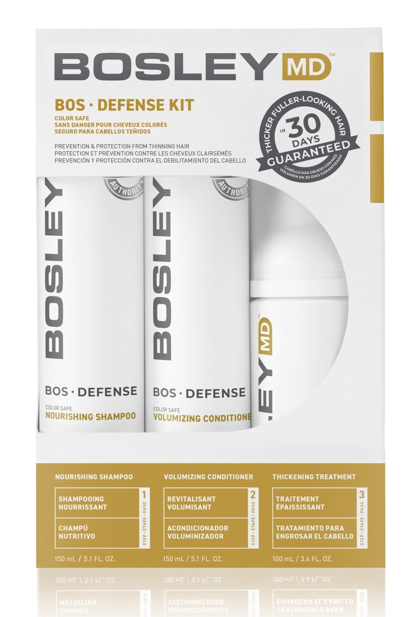 Bosley MD Defense Color Safe 30 - Day Starter Kit - Wig Studio 1