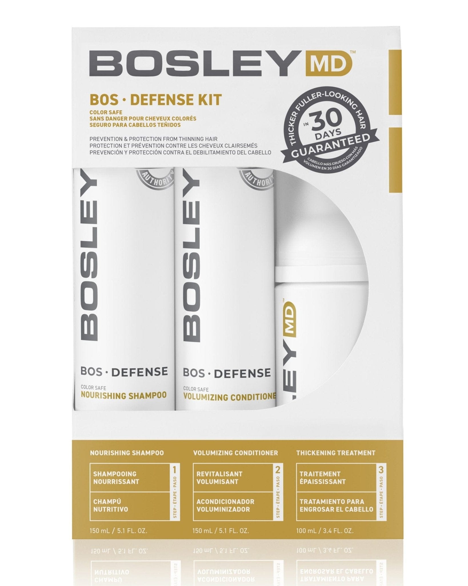 Bosley MD Defense Color Safe 30 - Day Starter Kit - Wig Studio 1