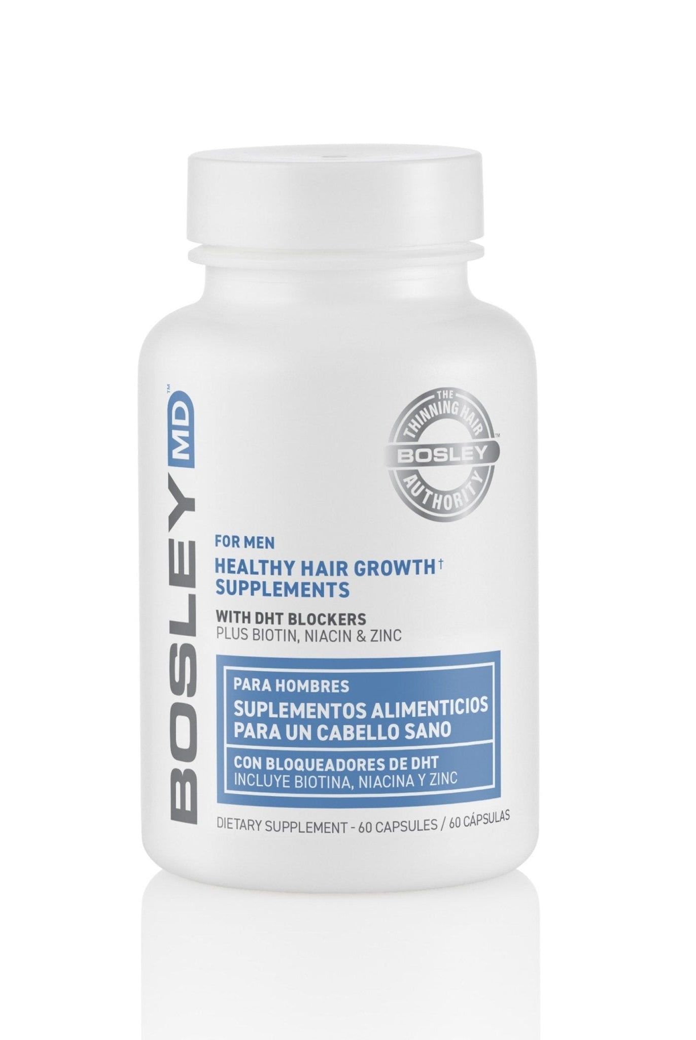 Bosley MD Men's Healthy Hair Growth Supplements - Wig Studio 1