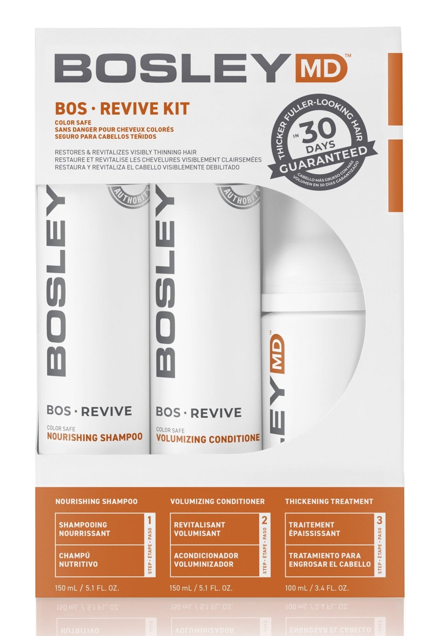 Bosley MD Revive Color Safe 30 Day Kit - Wig Studio 1
