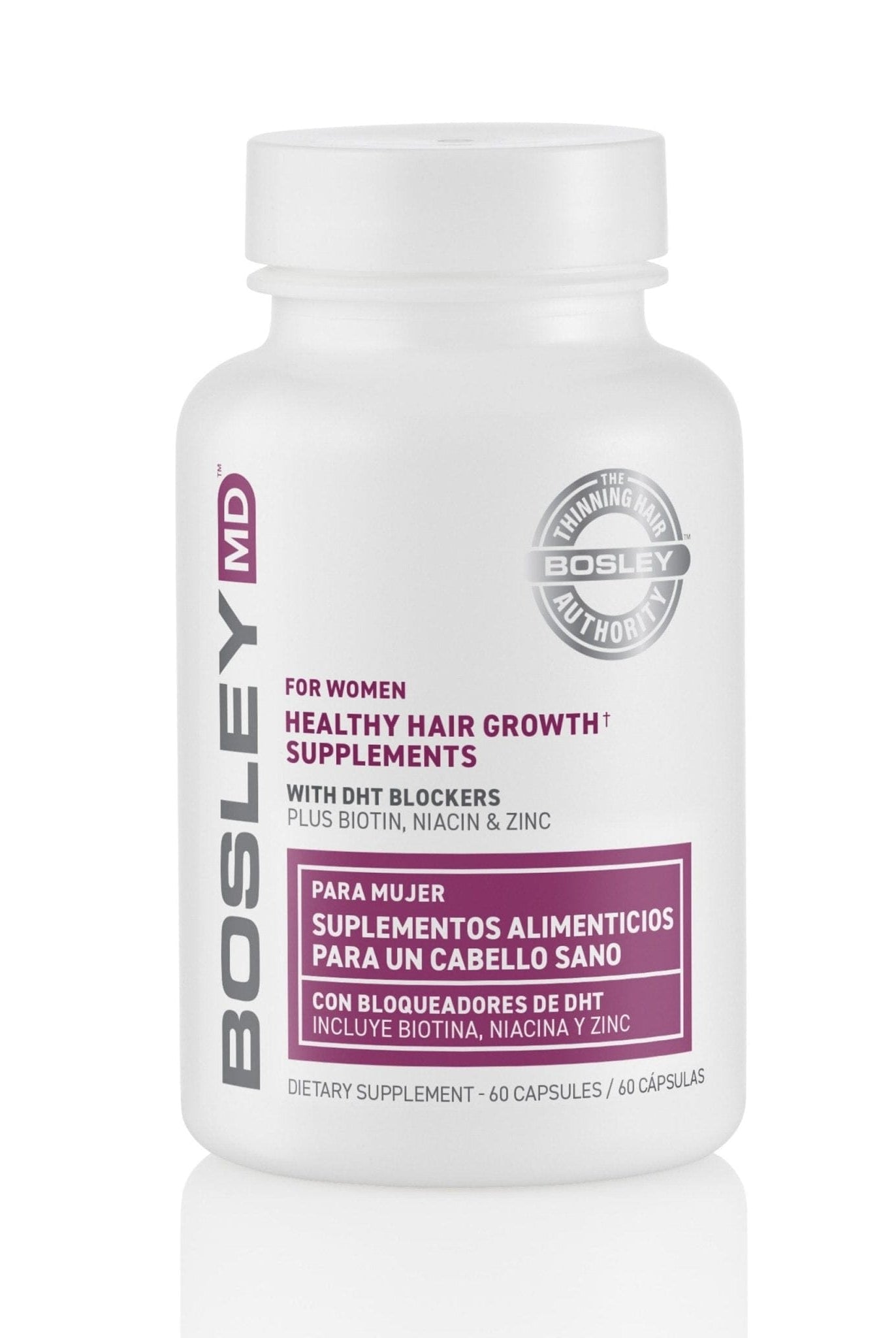Bosley MD Women's Healthy Hair Growth Supplements - Wig Studio 1