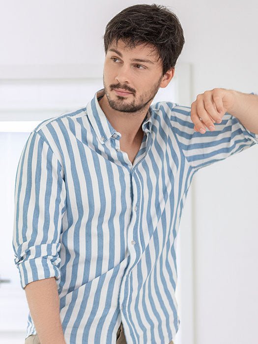 Brad by Ellen Wille | Men's Synthetic Lace Front Wig | Mono Crown - Wig Studio 1