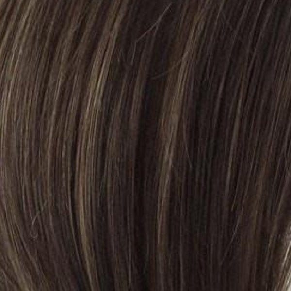 SS10 SHADED CHESTNUT | Rich Medium Brown Evenly Blended with Light Brown Highlights and Dark Roots