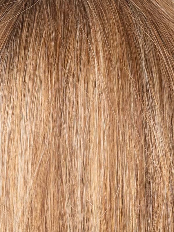 Hazelnut Cream Root | Warm dark-blond base with natural golden highlights
