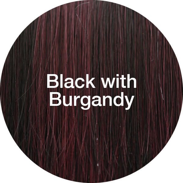 1B/BURG | Black with Burgundy