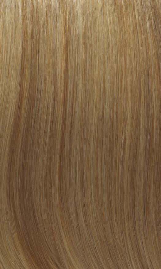 25H | Golden blonde highlighted blend with subtle hints of strawberry