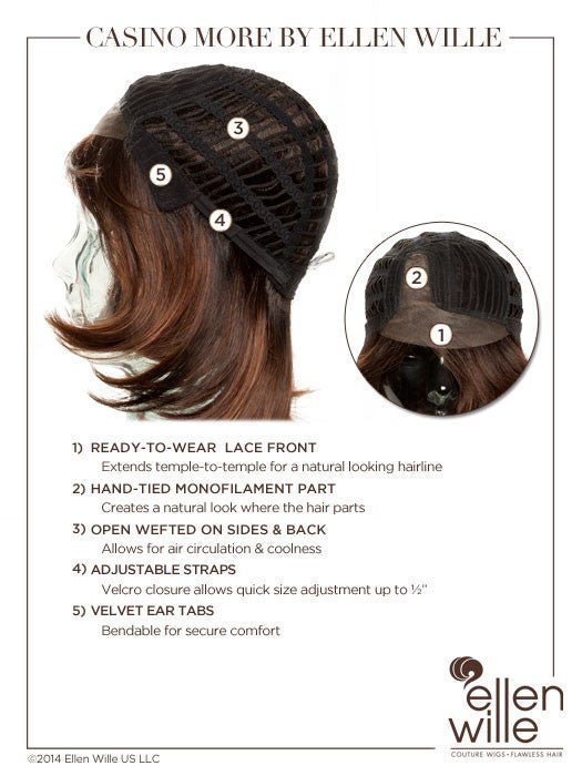 Casino More by Ellen Wille | Synthetic Lace Front Wig | Mono Part - Wig Studio 1