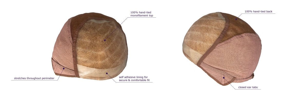 Celine by Estetica | Remy Human Hair Wig | Hand Tied - Color