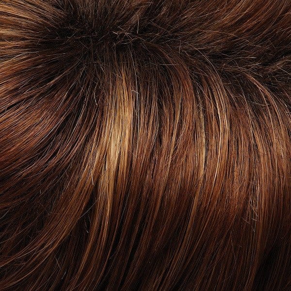 30A27S4 | Shaded Peach | Med Red & Med Red-Gold Blend, Shaded w/ Dk Gold Brown Roots