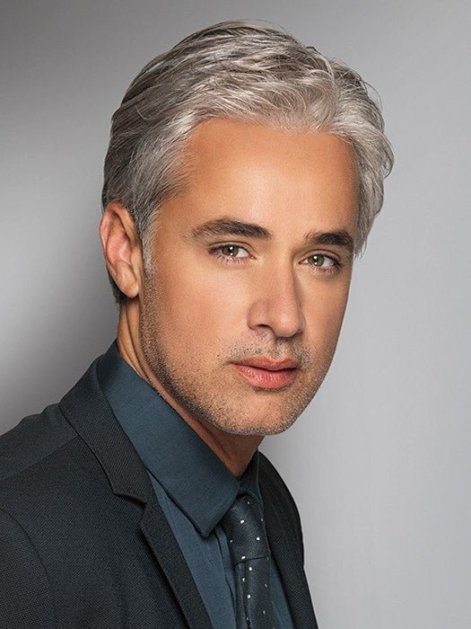 Classic Men's Hand Tied Wig by HIM | Heat Friendly Synthetic Hair | Average/Large Cap - Wig Studio 1