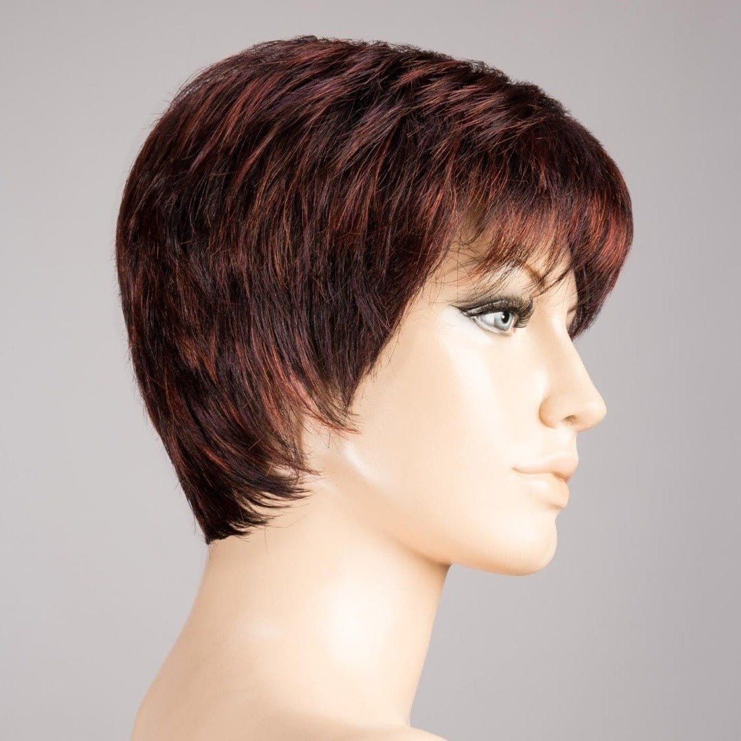 Aubergine Mix | Darkest Brown with hints of Plum at base and Bright Cherry Red and Dark Burgundy Highlights