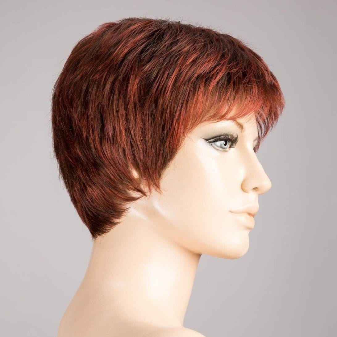 HOT FLAME ROOTED | Bright Cherry Red and Dark Burgundy mix with Dark Roots