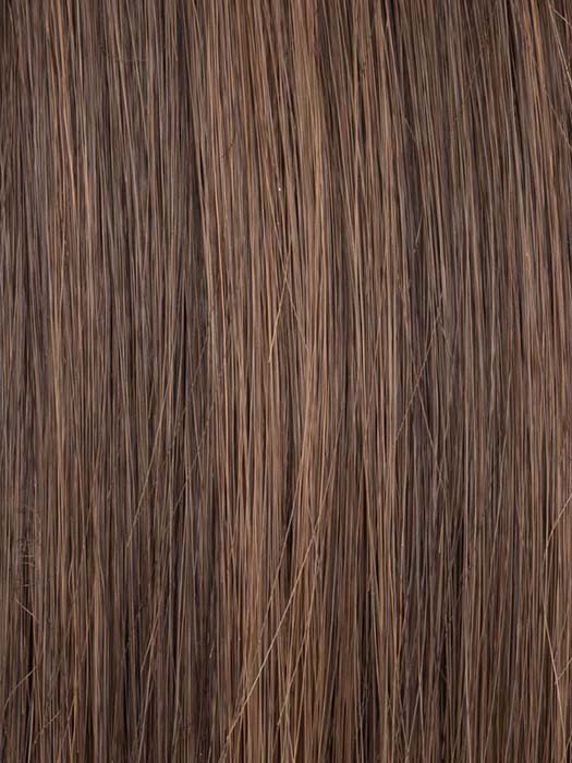 CHOCOLATE-ROOTED | Medium Brown Blended with Light Auburn, and Dark Brown Blend with Shaded Roots