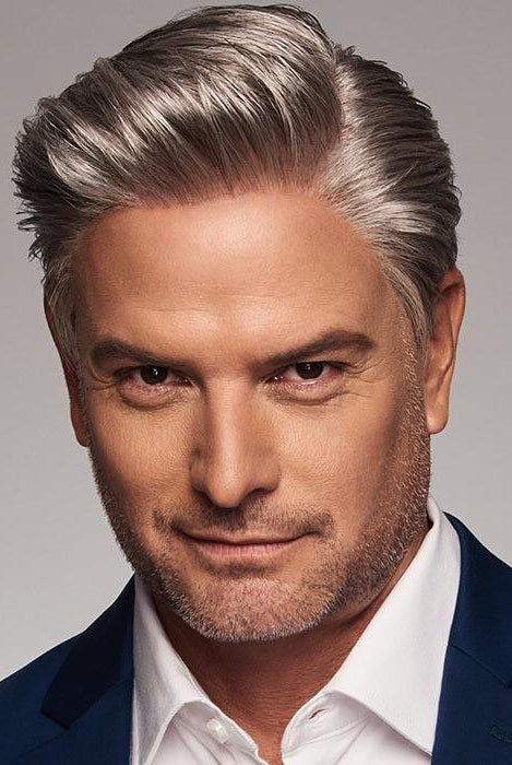 Distinguished | Human Hair / Synthetic Wig Blend by HIM | Hand Tied - Wig Studio 1