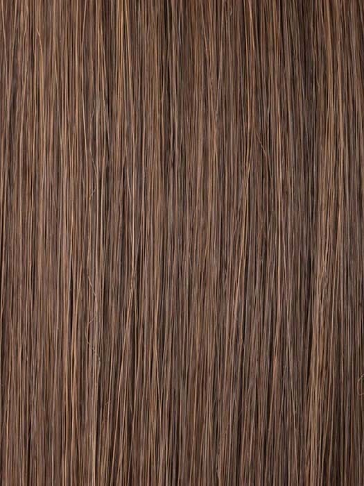 CHOCOLATE-ROOTED | Medium Brown Blended with Light Auburn, and Dark Brown Blend with Shaded Roots