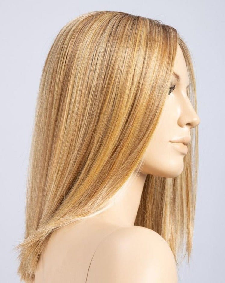 Ginger Blonde Rooted | light auburn mixed with med gold blonde and strawberry red