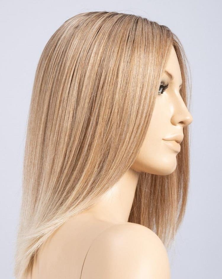 Candy Blonde Rooted | Pearl Platinum Blonde, mixed with light reddish brown and pure white and a natural root
