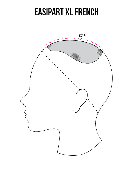 Jon Renau | easiPart XL French Topper 8"