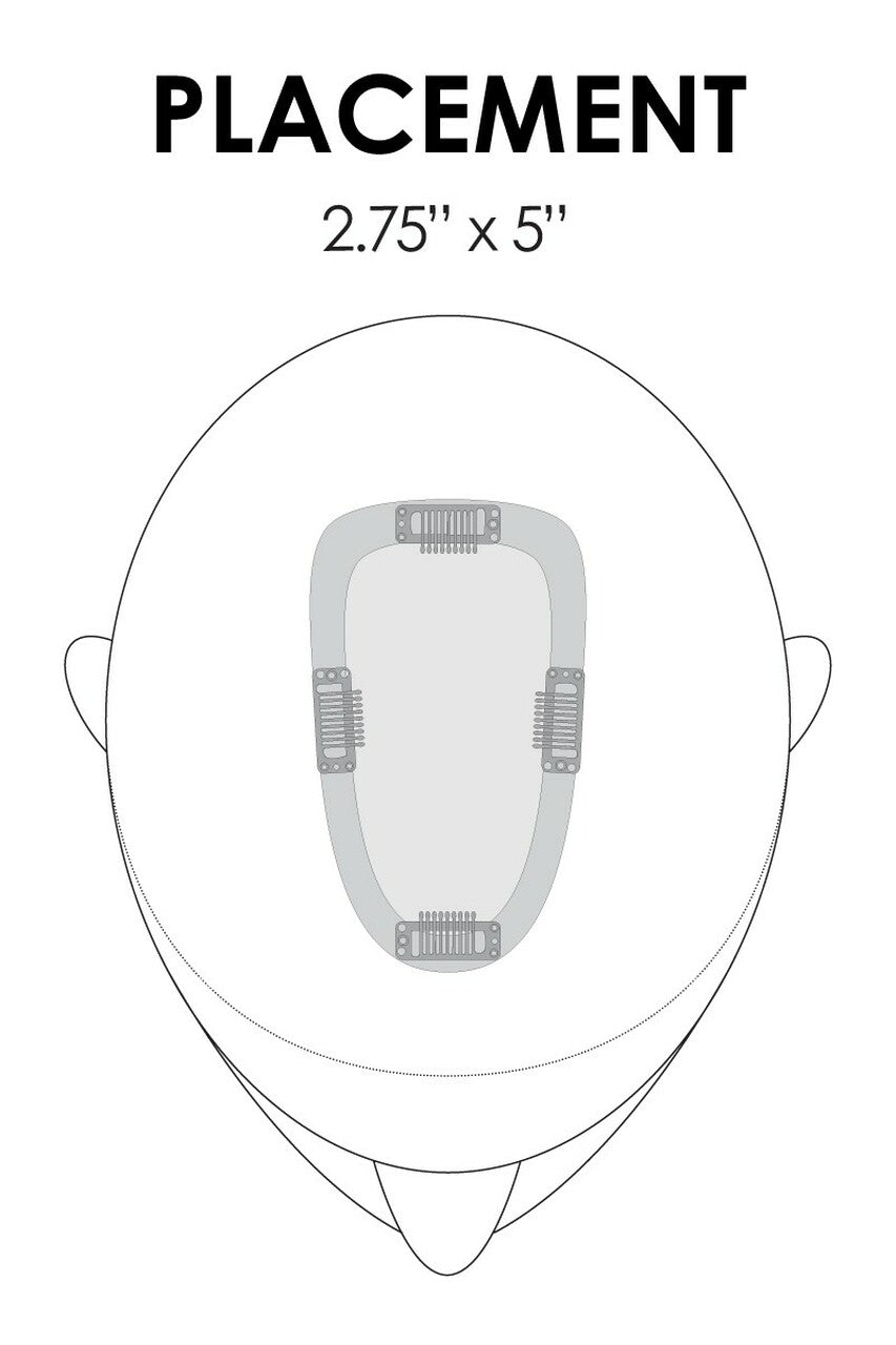 easiPart 12" by easiHair | Remy Human Hair Topper - Wig Studio 1