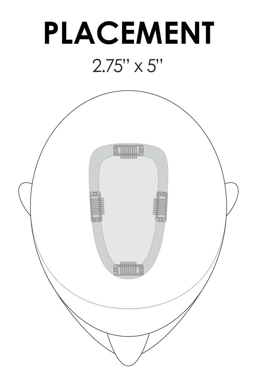 easiPart 12" by easiHair | Remy Human Hair Topper - Wig Studio 1