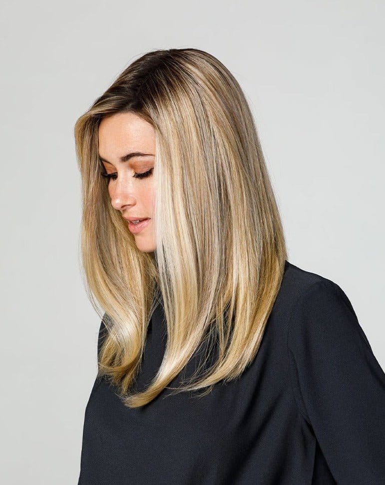 easiPart Medium HD 18" by easiHair | HF Synthetic Hair Topper - Color