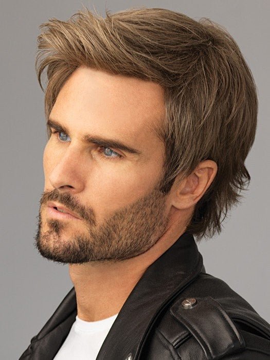 Edge Men's Synthetic Lace Front Wig by HIM | Mono Crown - Wig Studio 1