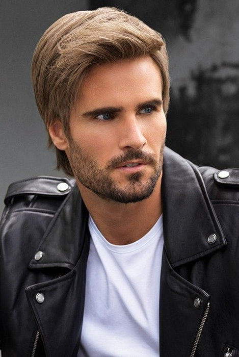 Edge Men's Synthetic Lace Front Wig by HIM | Mono Crown - Wig Studio 1