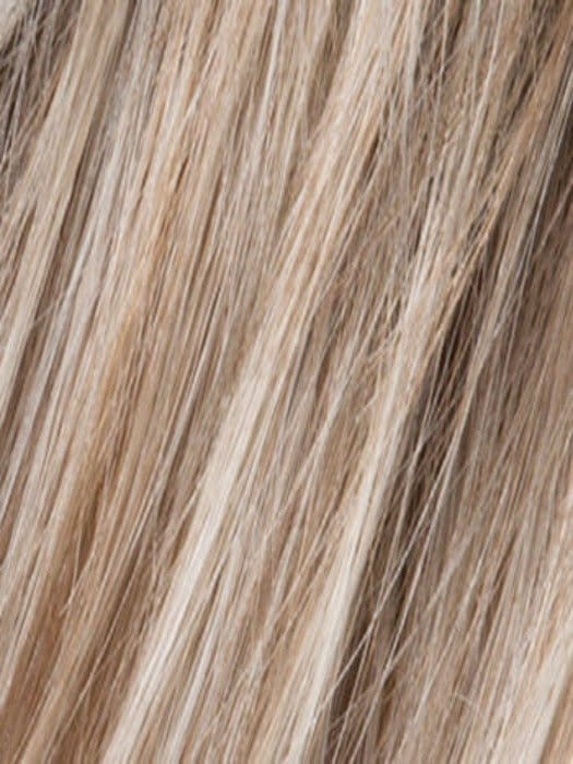 PEARL BLONDE ROOTED | Medium ash blonde base with Off-white "pearl" platinum highlights and dark ash blonde roots