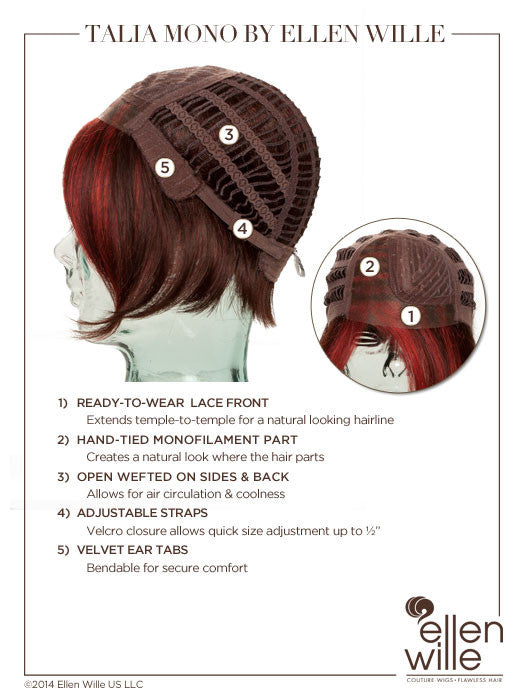 Talia Mono Wig by Ellen Wille