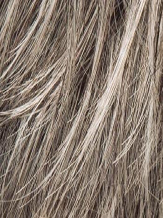 STONE-GREY-R | Blend of Medium Brown Silver Grey and white with Dark Roots