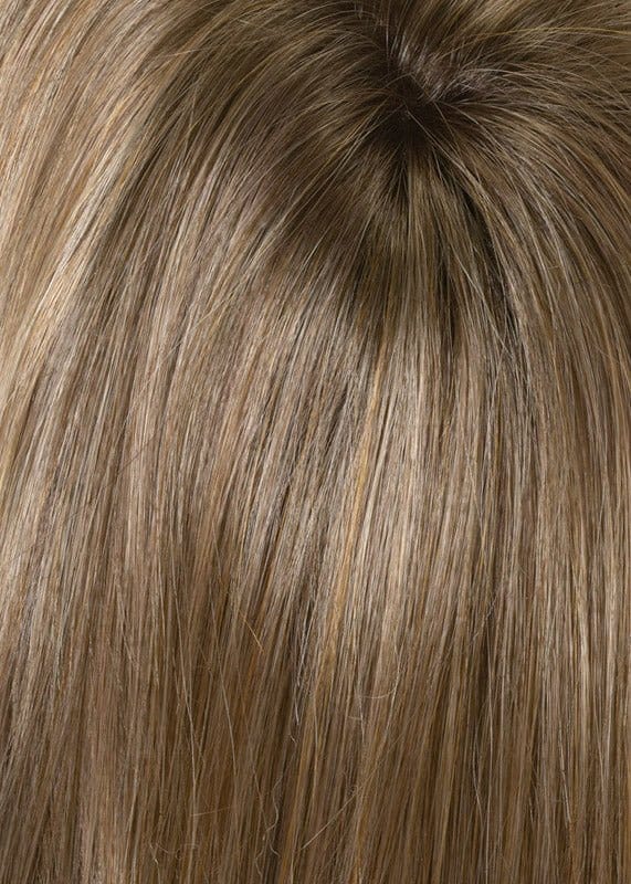 Toasted Sesame | Chocolate brown roots with a toasted brown and wheat blonde blend