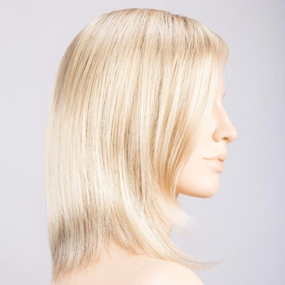 Champagne Rooted 22.25.26 | Light Beige Blonde, Medium Honey Blonde, and Platinum Blonde Blend with Dark Roots