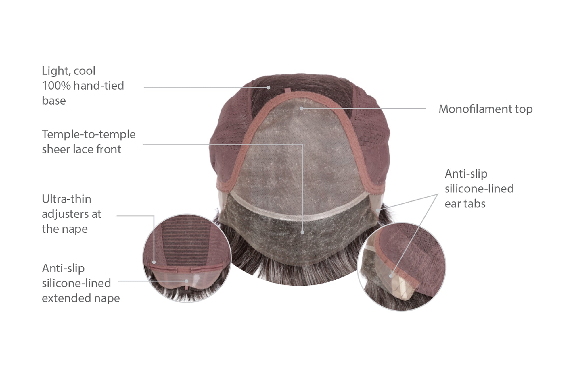 Gallant Large | HF Synthetic Lace Front Wig by HIM | Hand Tied - Wig Studio 1
