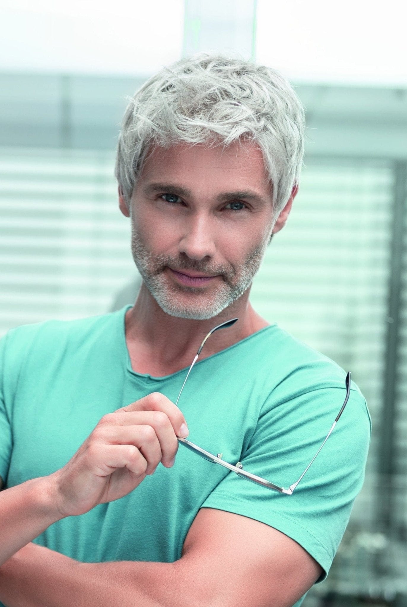 George 5 Stars by Ellen Wille | Men's Lace Front Synthetic Wig | Hand Tied - Wig Studio 1