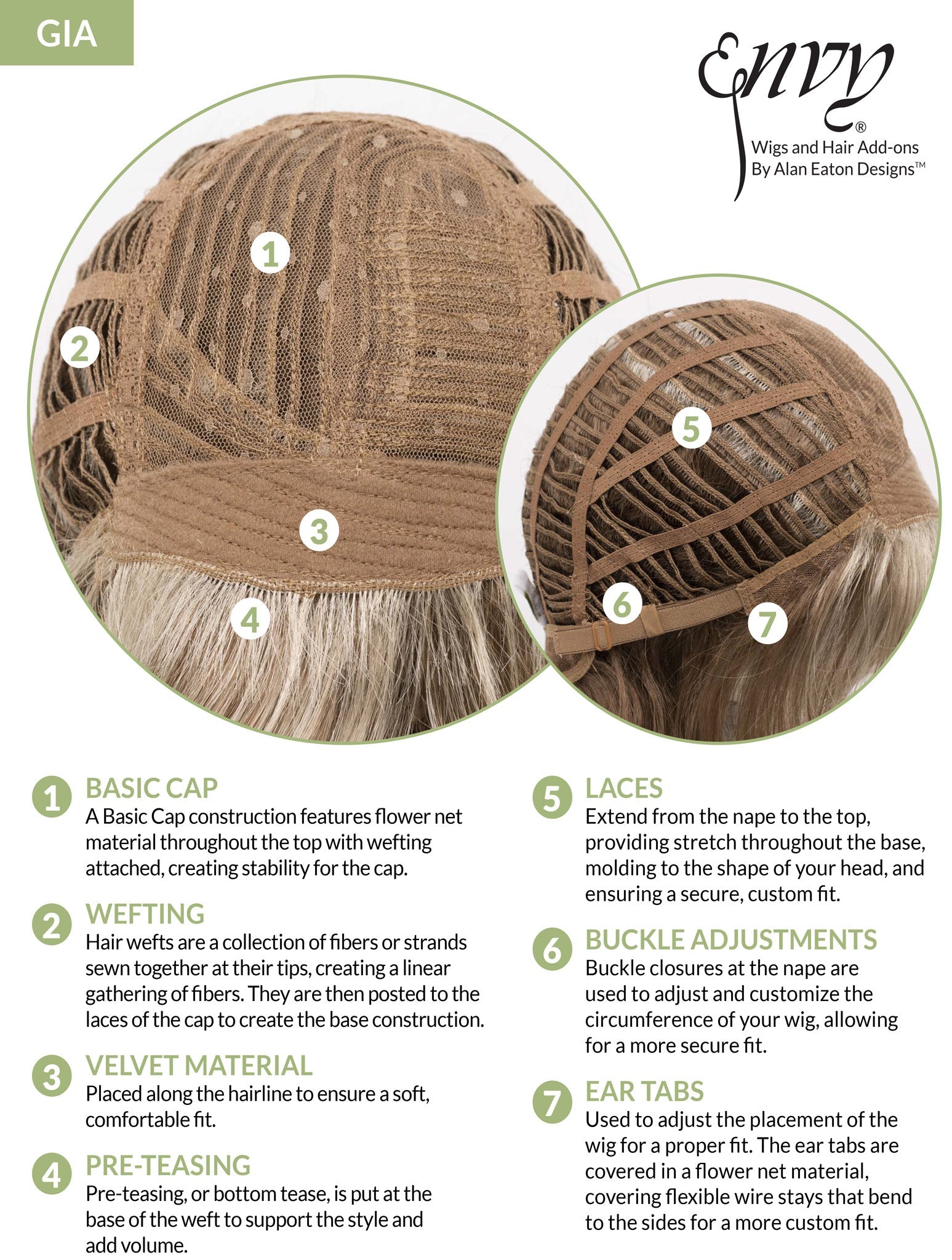 Gia by Envy | Synthetic Wig | Basic Cap - Wig Studio 1