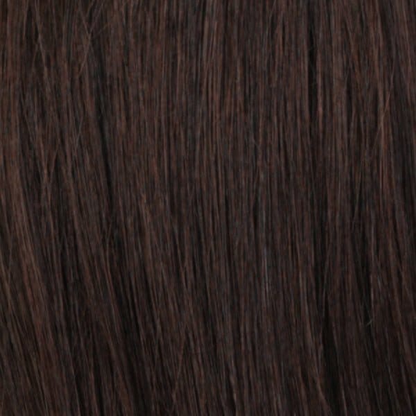 Glow French 8" Topper by Estetica | Remy Human Hair Top Piece - Color R2 | Darkest Brown
