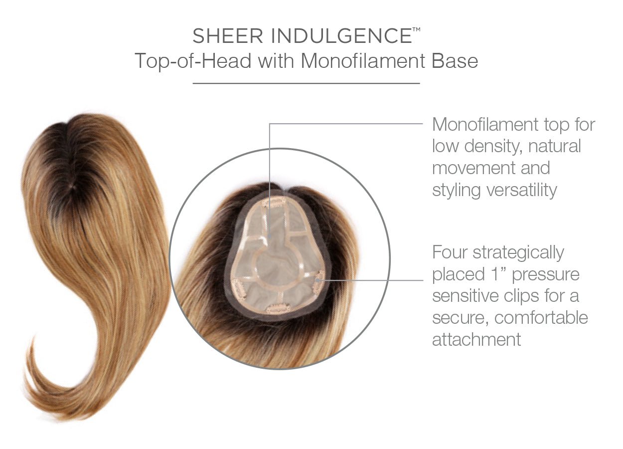 Go All Out 16" | HF Hair Topper by Raquel Welch | Mono Top - Wig Studio 1