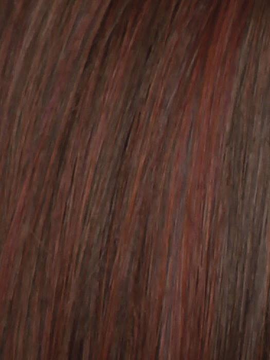RL33 35 DEEPEST RUBY Deep Auburn Evenly Blended with Ruby Red