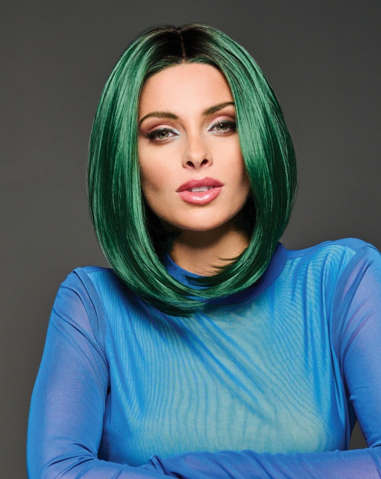 Green IRL | HF Synthetic Lace Front Wig | Mono Part - Wig Studio 1
