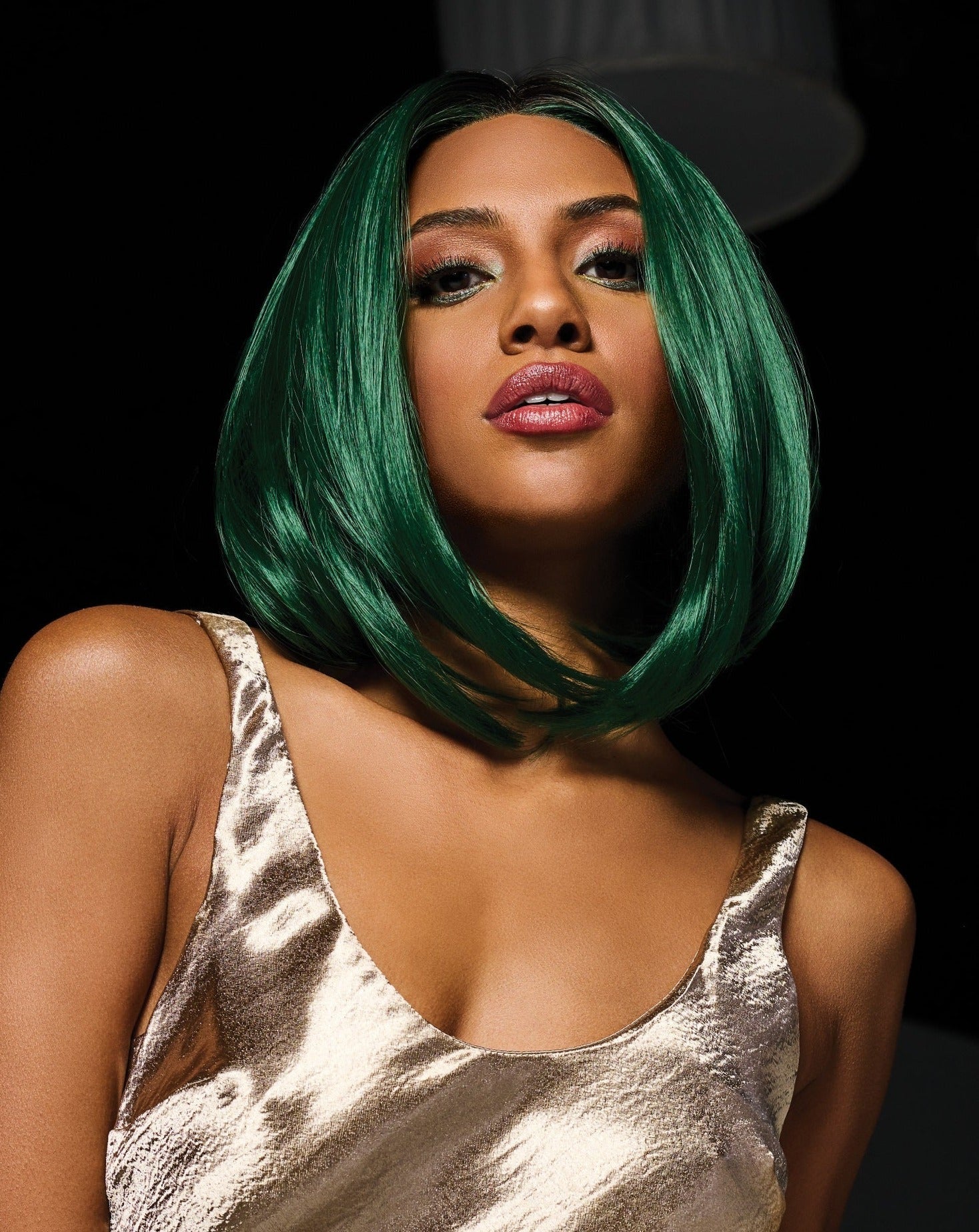 Green IRL | HF Synthetic Lace Front Wig | Mono Part - Wig Studio 1