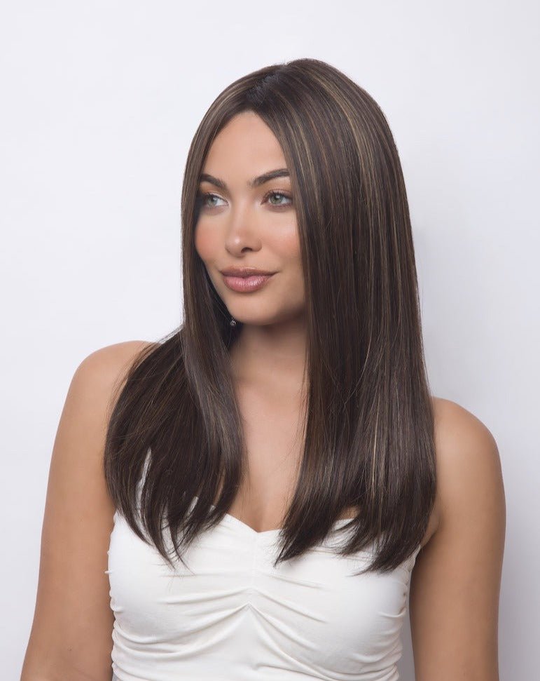 Harper Synthetic Lace Front Wig by Rene of Paris | Mono Part - Wig Studio 1