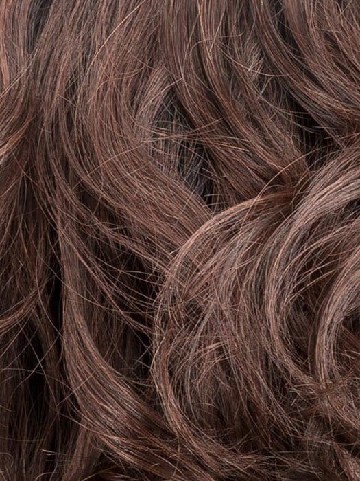 DARK CHOCOLATE ROOTED 4.33.2 | Darkest Brown and Dark Auburn with Black/Dark Brown Blend