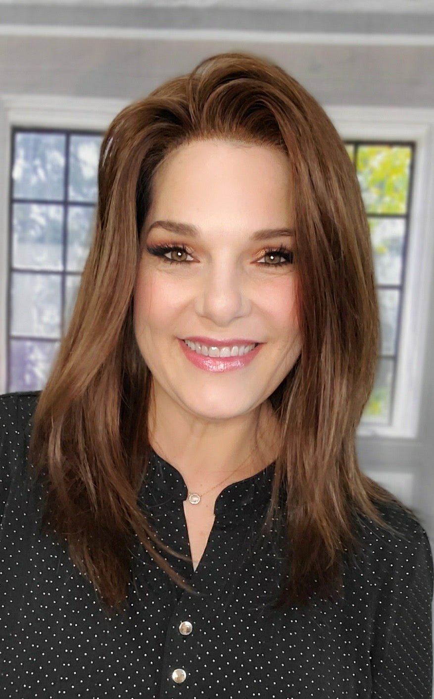 Image by Ellen Wille | Lace Front Human Hair / HF Synthetic Blend Wig | Hand Tied - Wig Studio 1